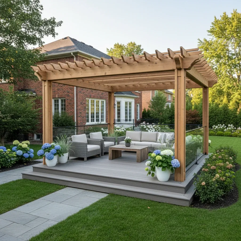 Pergola Deck Integration